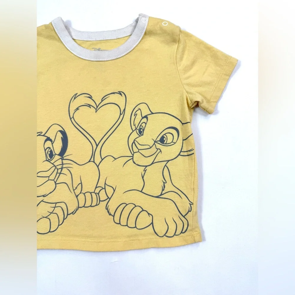 DISNEY‎ BABY Toddler Retro Lion King Simba & Nala Graphic T-Shirt 24M Playwear